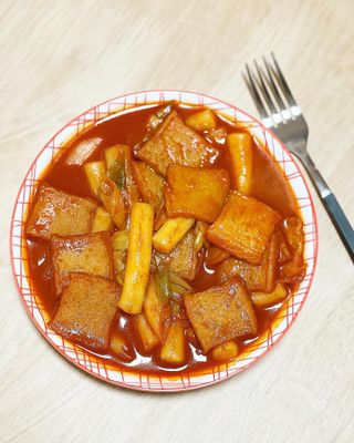추억의 국민학교 떡볶이 국떡 뉴트로 5종 — 5점을 준 리뷰어가 2021년 10월 올린 사용 사진