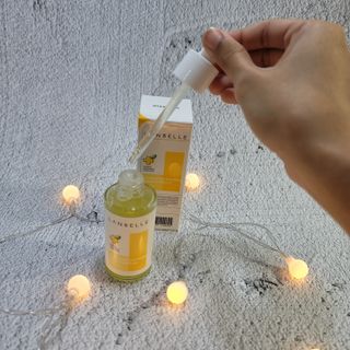 랑벨 비타 에너지 잡티 앰플 50ml 고농축 비타민, 저자극, 수분 촉촉, 미백 앰플 — 4점을 준 리뷰어가 2022년 3월 올린 사용 사진