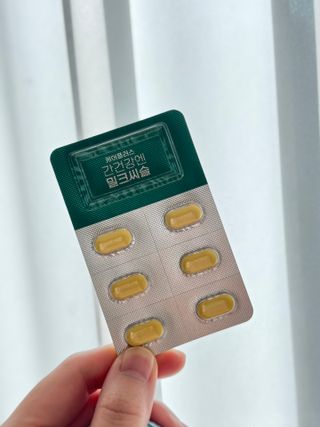 [경남제약헬스케어] 케어플러스 간건강엔 밀크씨슬 500mg 60정/2개월분/비타민B 5종+세레늄 — 5점을 준 리뷰어가 2024년 1월 올린 사용 사진