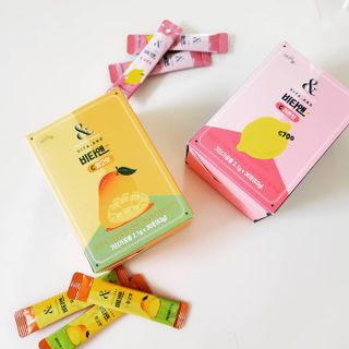 비타앤C 레몬맛, 망고맛 — 5점을 준 리뷰어가 2021년 7월 올린 사용 사진