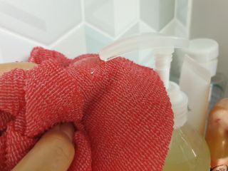 빅그린 임산부 전용라인 3종세트 - 샴푸500ml,트리트먼트500ml,바디워시500ml — 5점을 준 리뷰어가 2022년 8월 올린 사용 사진
