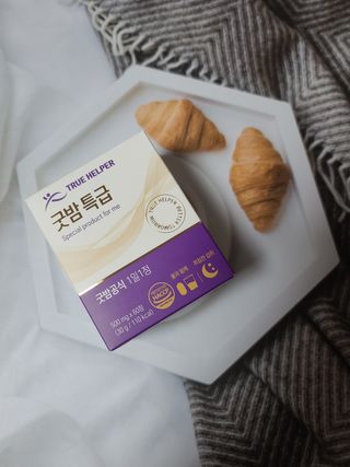 트루헬퍼 굿밤 특급 건강 보조제 수면 1박스 2개월분 — 3.5점을 준 리뷰어가 2023년 4월 올린 사용 사진