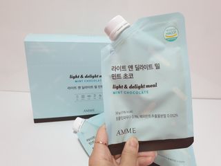 아므_이너뷰티 라이트 앤 딜라이트 밀 민트 초코 — 5점을 준 리뷰어가 2021년 7월 올린 사용 사진