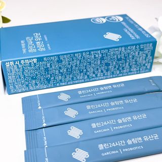 클린24시간 슬림앤유산균 1박스 (3.5g X 15포) — 5점을 준 리뷰어가 2022년 11월 올린 사용 사진