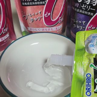 ORIHIRO 오리히로 곤약젤리 제로칼로리 130g 4종 4팩(맛별로 1팩씩) — 5점을 준 리뷰어가 2022년 12월 올린 사용 사진
