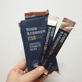 서울약사신협_프리미엄포스트바이오틱스골드_5g x 50포 — 5점을 준 리뷰어가 2021년 3월 올린 사용 사진