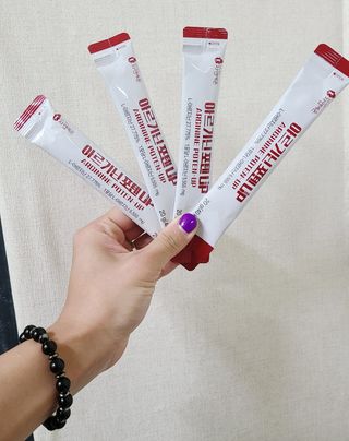 자연에온 고함량 아르기닌 포텐 UP 5555mg 20g x 15포 — 5점을 준 리뷰어가 2021년 9월 올린 사용 사진
