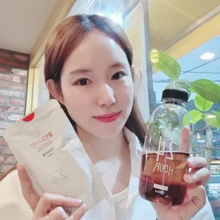 클린24시간 1BOX(5포) + 전용보틀(500ml) — 5점을 준 리뷰어가 2022년 10월 올린 사용 사진