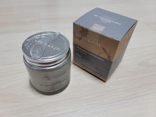마리엔메이 레몬 나이아신아마이드 글로우 워시오프 마스크팩 125g 리뷰 사진