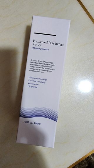 제주인디 폴리 인디고 발효 토너 (화이트닝 인텐스) — 4점을 준 리뷰어가 2023년 3월 올린 사용 사진