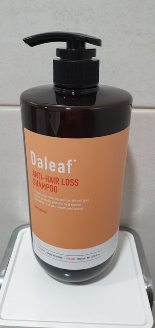 달리프 진저 베러 퍼퓸 탈모 완화 샴푸 1000ml 향 3종 — 5점을 준 리뷰어가 2021년 2월 올린 사용 사진