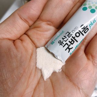 프리마인 유산균 국가지정연구소 선정, 살아있는 생유산균 200억 마리의 힘. 유산균n굿바이옴플러스 — 5점을 준 리뷰어가 2021년 9월 올린 사용 사진