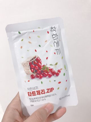 헬스업 착한세끼 타트체리 — 4.5점을 준 리뷰어가 2021년 5월 올린 사용 사진