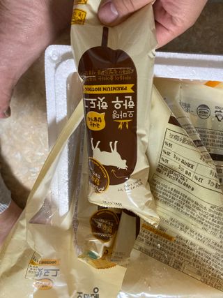 오마뎅 한우핫도그 — 5점을 준 리뷰어가 2021년 5월 올린 사용 사진