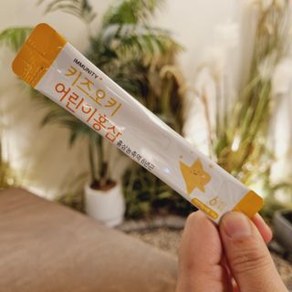 [이뮤니티플러스]우리아이 면역오키, 건강오키 _ 키즈오키 어린이홍삼 10포 1box — 5점을 준 리뷰어가 2022년 3월 올린 사용 사진