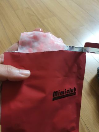 미미클럽 레드레이트리트먼트 — 5점을 준 리뷰어가 2021년 4월 올린 사용 사진