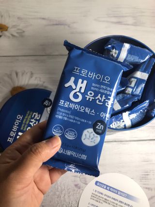 서울약사신협_프로바이오생유산균_2.5G x 100포 — 4점을 준 리뷰어가 2021년 5월 올린 사용 사진