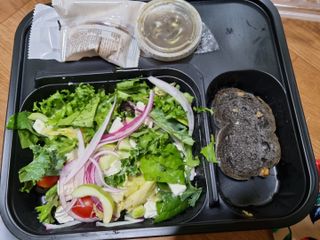 참살이도시락 작심삼일 샐러드도시락 3개 맛보기 새벽배송 또는 택배배송 — 5점을 준 리뷰어가 2021년 8월 올린 사용 사진