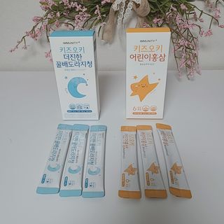 [이뮤니티플러스]우리아이 면역오키, 건강오키 _ 키즈오키 어린이홍삼 10포 1box — 4점을 준 리뷰어가 2022년 1월 올린 사용 사진