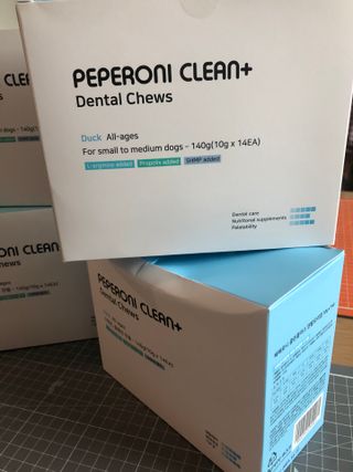페페로니 클린플러스 덴탈오리껌 10g x 14p — 4.5점을 준 리뷰어가 2021년 7월 올린 사용 사진
