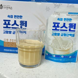 자연에온 마시는 프로틴 고함량 균형단백질 음료 포스틴 125ml 10개입 1BOX — 4.5점을 준 리뷰어가 2021년 5월 올린 사용 사진