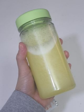 [음료수 대신 가능!]  빠르게 흡수되는 아임오 타먹는 콜라겐 1박스 — 4점을 준 리뷰어가 2023년 4월 올린 사용 사진