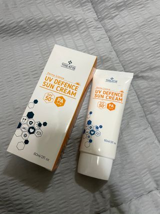 [트리티스] UV 디펜스 선크림 PA+++ / SPF50+  60ml — 5점을 준 리뷰어가 2021년 1월 올린 사용 사진