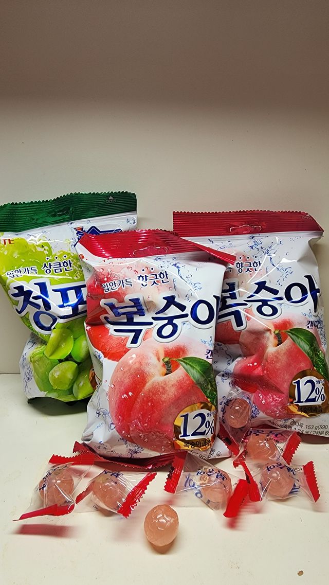 복숭아캔디 리뷰 사진