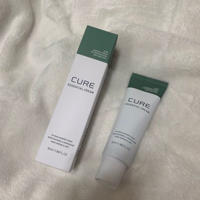 큐어 에센셜 크림 리뷰 사진