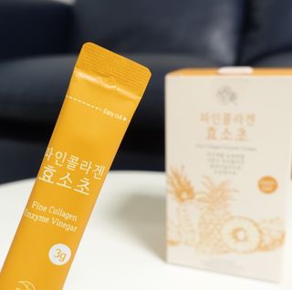 [생활속미] 브로멜라인 파인콜라겐효소초 1박스 3gX30개입 — 5점을 준 리뷰어가 2021년 8월 올린 사용 사진