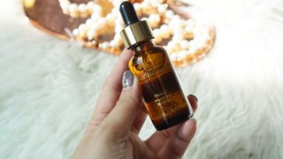 스킨큐어 산다화 비타민c 화이트닝 에센스 30ml — 5점을 준 리뷰어가 2023년 9월 올린 사용 사진