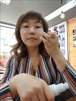 다비다 피니시 크림 50ml — 5점을 준 리뷰어가 2022년 4월 올린 사용 사진