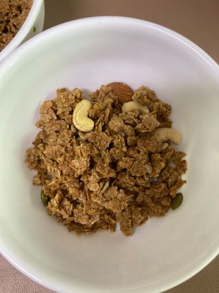 밸런스 다이어트랩 밸다랩 이씨리얼 수제 발아통밀 그래놀라 450g — 5점을 준 리뷰어가 2023년 4월 올린 사용 사진