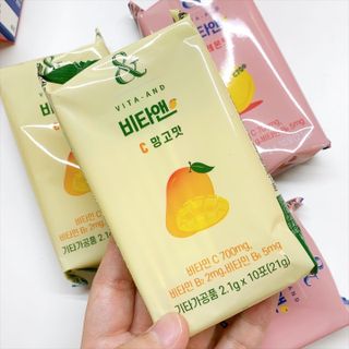 비타앤C 레몬맛, 망고맛 — 5점을 준 리뷰어가 2021년 6월 올린 사용 사진