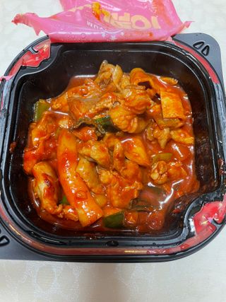 한성기업 무볼레 닭떡볶이+해물떡볶이 2종 세트 — 3점을 준 리뷰어가 2021년 9월 올린 사용 사진
