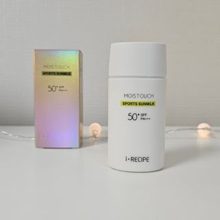 아이레시피 모이스트터치 스포츠 선밀크 50ml (SPF50+ PA+++) — 4점을 준 리뷰어가 2023년 6월 올린 사용 사진