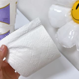 빈다 4Deluxe 4겹 엠보싱 롤 화장지 — 5점을 준 리뷰어가 2022년 3월 올린 사용 사진