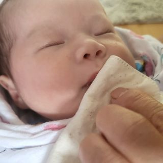 디어엘로디 유기농 무표백 건티슈 60매 — 4.5점을 준 리뷰어가 2022년 11월 올린 사용 사진