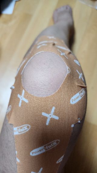 파워풀엑스 메디핑 라이트팩 다이아몬드 타입_8개입(베이지) — 5점을 준 리뷰어가 2025년 1월 올린 사용 사진
