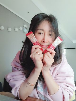 자연에온 가득담은 몽모랑시 타트체리 콜라겐 젤리스틱 — 5점을 준 리뷰어가 2021년 1월 올린 사용 사진