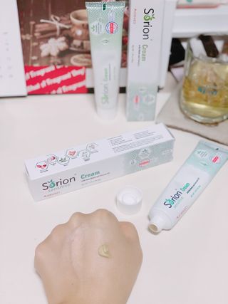 건선/아토/습진/민감성 피부 천연보습진정크림 소리온 크림 & 센시티브 크림 50g — 4점을 준 리뷰어가 2022년 1월 올린 사용 사진