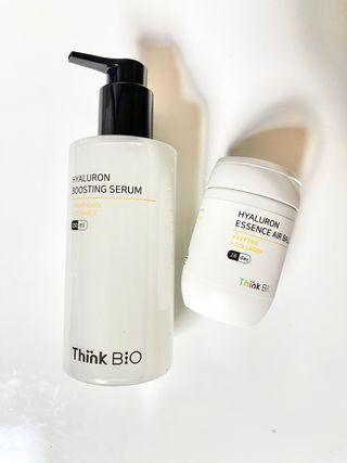씽크바이오 히알루론 에센스 에어볼 28ea/ 부스팅 세럼 250ml 2종 세트 — 5점을 준 리뷰어가 2022년 7월 올린 사용 사진