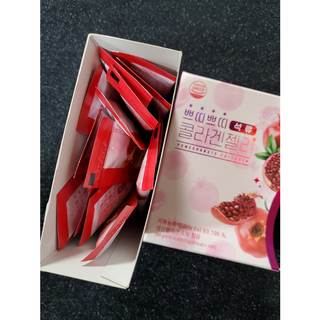 헬스업_쁘띠쁘띠석류콜라겐젤리_20g x 14포 — 5점을 준 리뷰어가 2021년 2월 올린 사용 사진