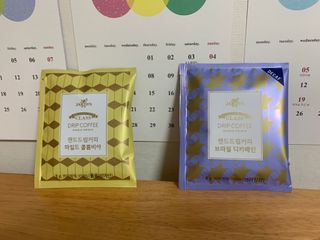 (주)쟈뎅 쟈뎅 클래스 핸드 드립 커피 10P 2종_디카페인 1종+랜덤 플레이버 1종 — 5점을 준 리뷰어가 2021년 3월 올린 사용 사진