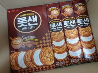 롯데제과 롯샌 카페크런치 — 5점을 준 리뷰어가 2021년 10월 올린 사용 사진