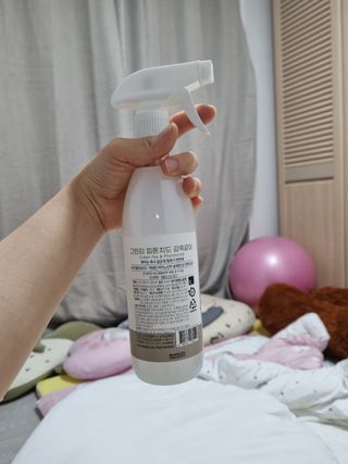 [엠메이데이] 그린티 피톤치드 감쪽같이 500ml + 손소독액 50ml — 5점을 준 리뷰어가 2022년 2월 올린 사용 사진