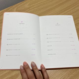 리훈 다이어리 2023년 이야기 펜 스티커 세트 그란데 6개월 하반기 — 5점을 준 리뷰어가 2023년 6월 올린 사용 사진
