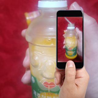 탐라원 제주의 맛, 몬딱주스 4종세트 - 한라봉몬딱주스, 천혜향몬딱주스, 청귤에이드, 당근몬딱주스 — 5점을 준 리뷰어가 2021년 8월 올린 사용 사진