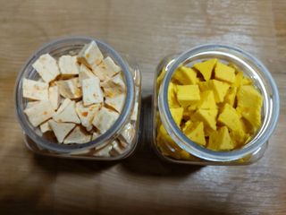 페페로니 진짜 프리바이오틱스 치즈+치즈고구마 180g+180g — 5점을 준 리뷰어가 2021년 7월 올린 사용 사진