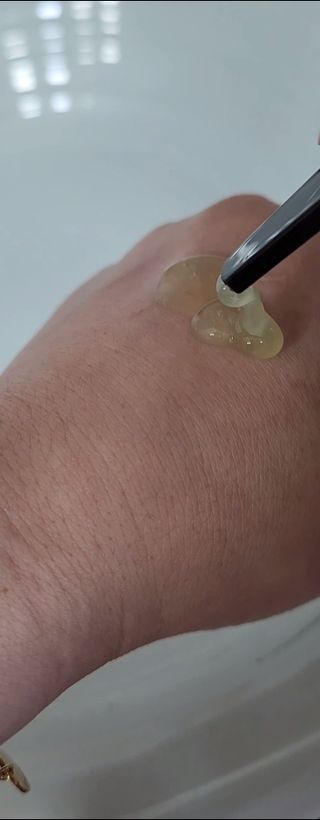 프리마인 메이크업과 들뜨는 각질까지 한방에 깐달걀로! 순하기까지한 셀베이스 그린티클렌저(200ml) — 5점을 준 리뷰어가 2023년 4월 올린 사용 사진